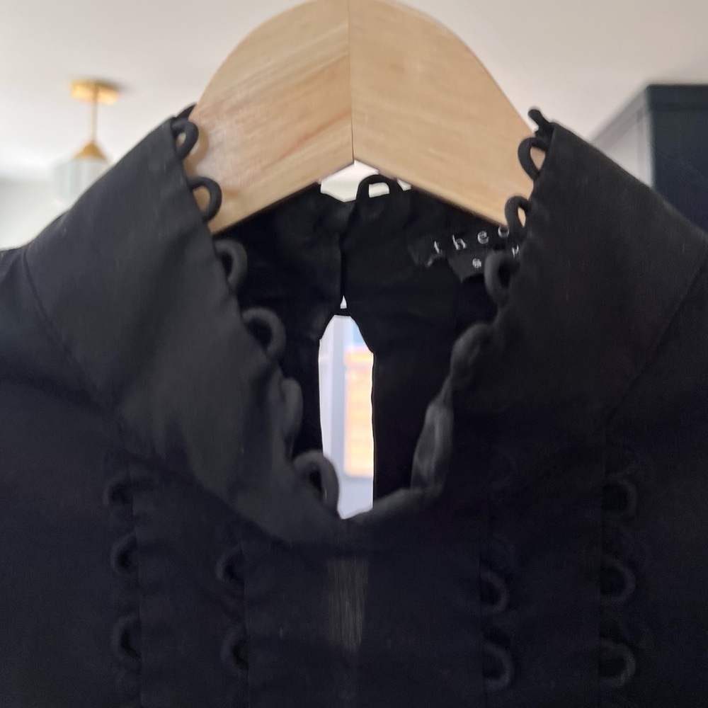 Theory Poplin Shirting With “Tux Ruffle” Detail - image 6